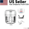 2-in-1 Portable Electric Chopper (300ML + FREE 100ML Bowl) - Fast US Shipping