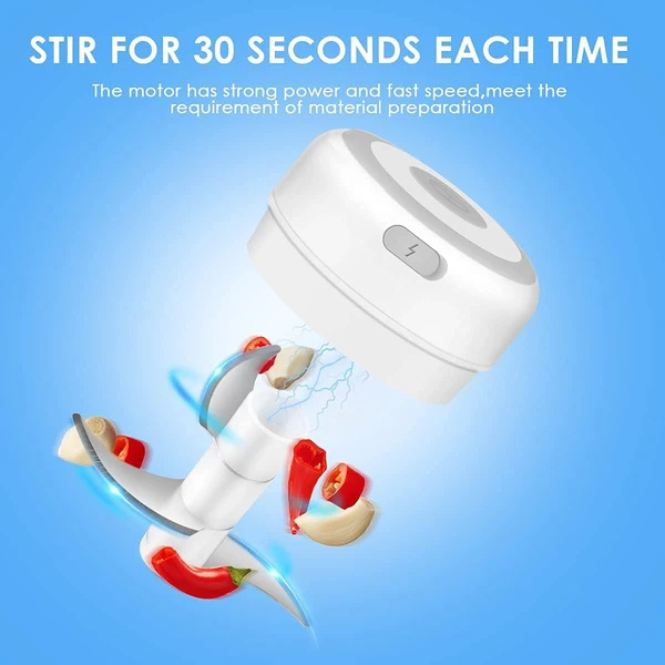 2-in-1 Portable Electric Chopper (300ML + FREE 100ML Bowl) - Fast US Shipping
