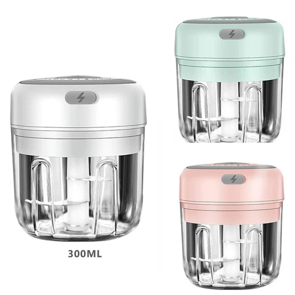2-in-1 Portable Electric Chopper (300ML + FREE 100ML Bowl) - Fast US Shipping