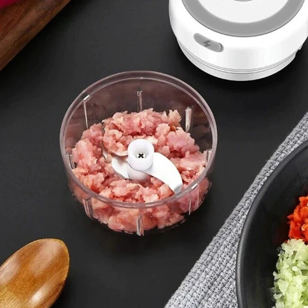 2-in-1 Portable Electric Chopper (300ML + FREE 100ML Bowl) - Fast US Shipping