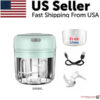 2-in-1 Portable Electric Chopper (300ML + FREE 100ML Bowl) - Fast US Shipping