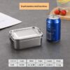 Stainless Steel Food-grade Lunch Boxes